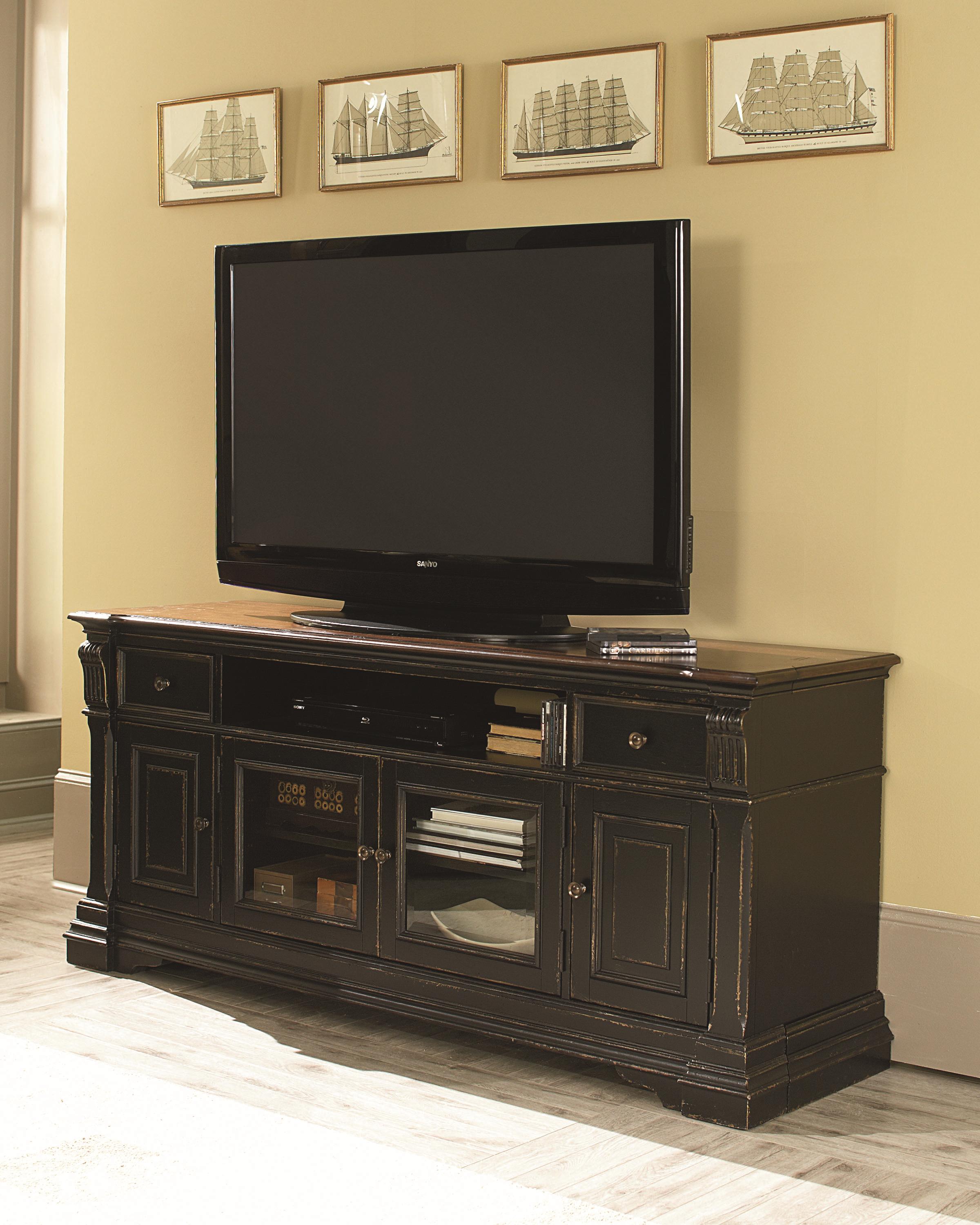 Hammary Dorset 347585 Entertainment Console with 2 Glass Doors
